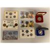 Image 1 : WORLDWIDE: LOT of 44 coins, sets, and medals