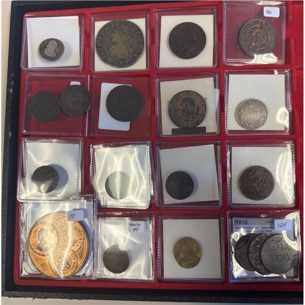 WORLDWIDE: LOT of 19 coins and medals