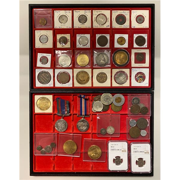 WORLDWIDE: LOT of 56 items
