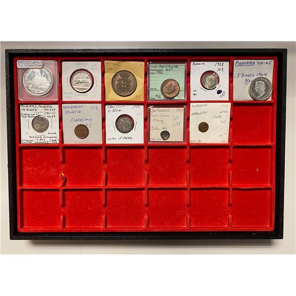 WORLDWIDE: LOT of 11 coins