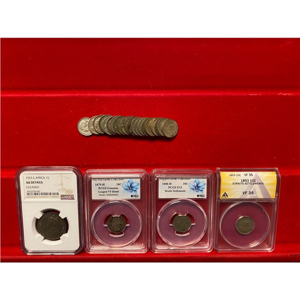 WORLDWIDE: LOT of 26 coins