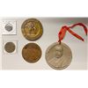 Image 1 : WORLDWIDE: LOT of 5 exonumia items