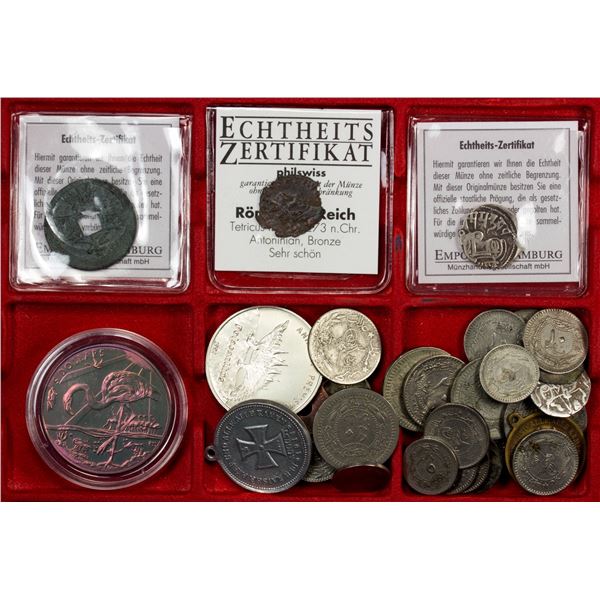 WORLDWIDE: LOT of 33 coins