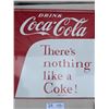 Image 2 : Vintage Coco Cola Back of Rack Sign 16.5 by 27 Tall