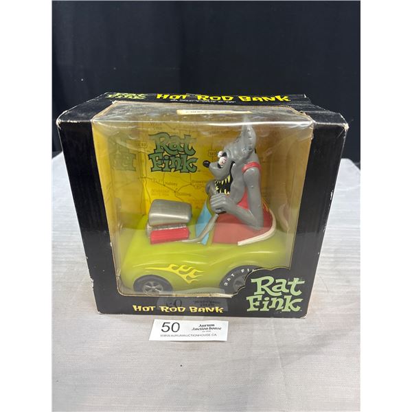 Funko Pop Rat Fink Hot Rod Bank in Original Box