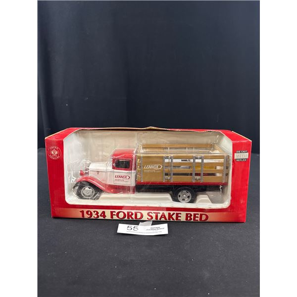 1:24 Scale Lennox 1934 Ford Stake Bed Truck Sealed in Box