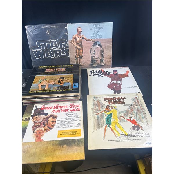 Lot of 23 Vintage Soundtrack Lps 2 Star Wars +