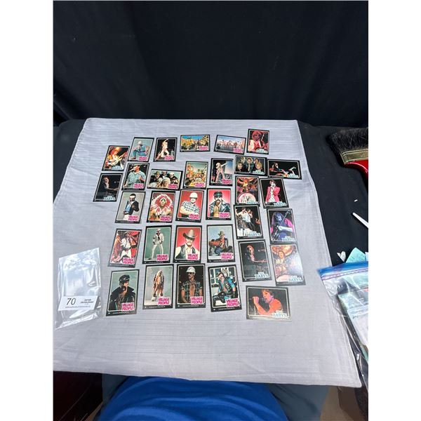 Lot of 32 1979 Village People (20 Cards) and The Baby's (12 Cards)