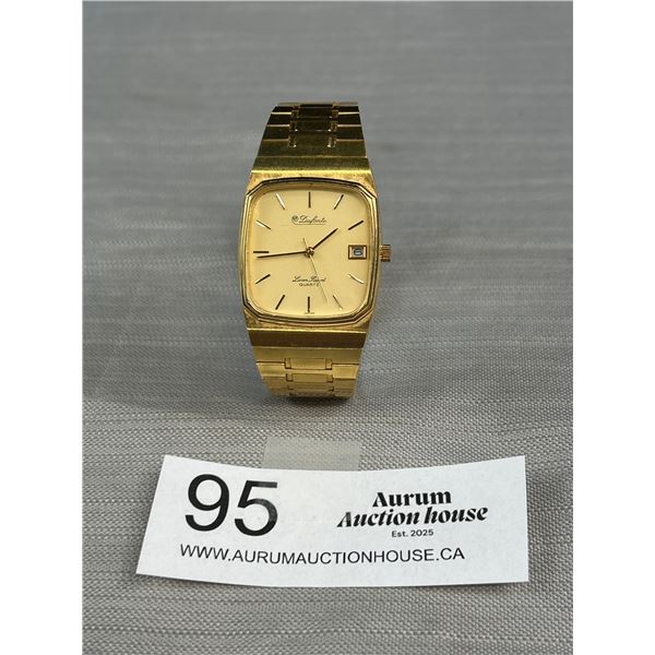 Vintage Dufonte Lucien Piccard Men's Watch