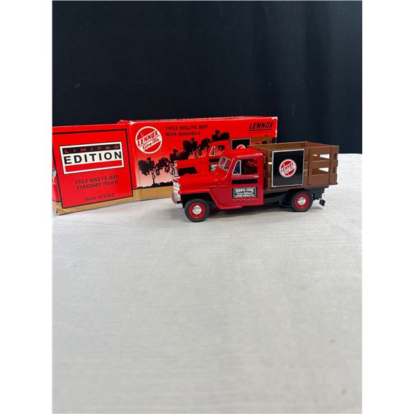 Limited Edition 1953 Williys Jeep Stakebed Truck with Original Box