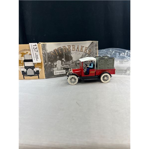 1920 Studebaker Die Cast  Pickup With Lennox Driver and Original Box