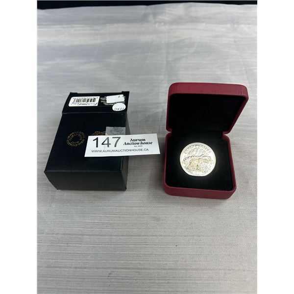 1980 Canadian Silver Dollar in Case