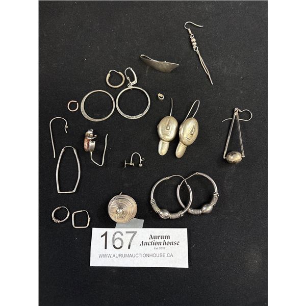 32.3 Grams Of Vintage Sterling Silver Jewelry Pieces