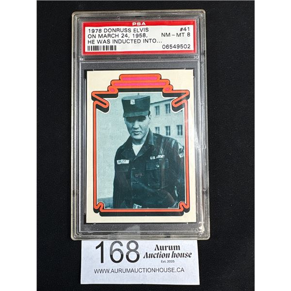 Graded 1978 Donruss Elvis Trading Card