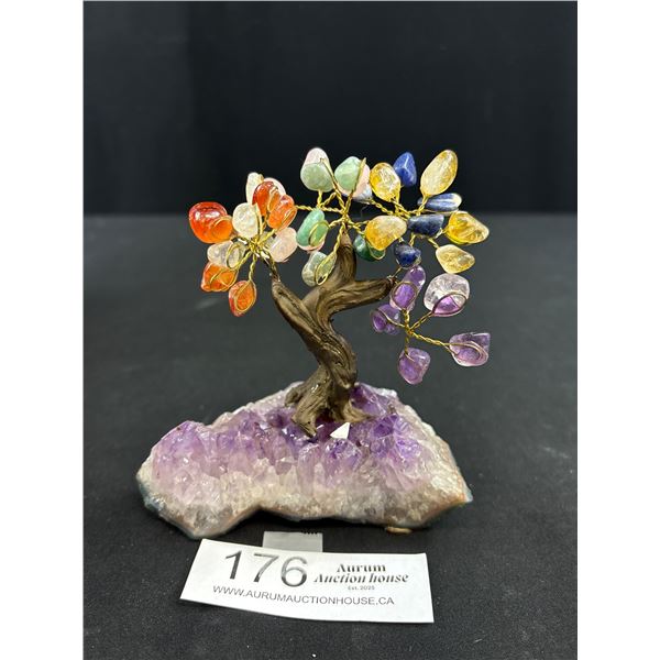 6" Tall Chakra Tree Very Colourful
