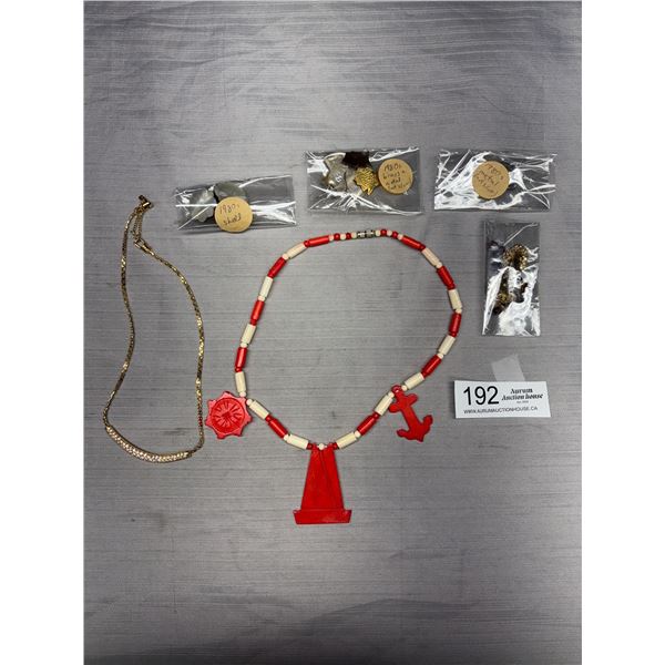 A Lot of 1980's Necklaces and Earrings
