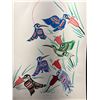 Image 2 : A Very Nice Large Native Print Humming Birds by Richard Shorty