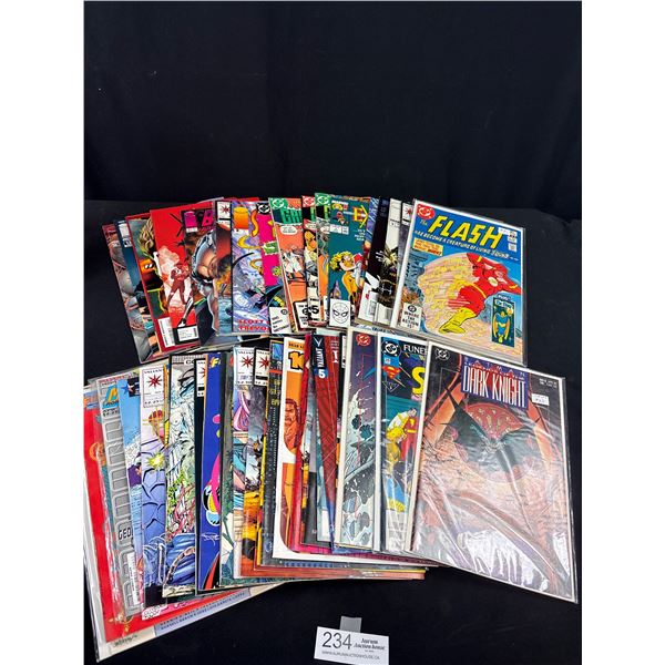 Large Lot of Vintage Comics Most are on Board and in Bag