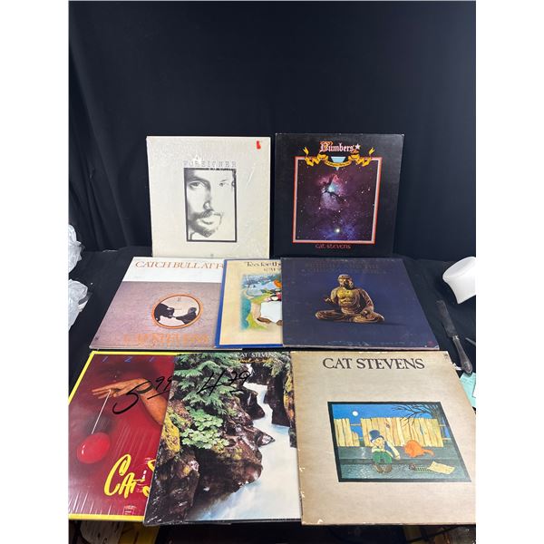 Lot of 8 Vintage Cat Stevens Vinyl Records