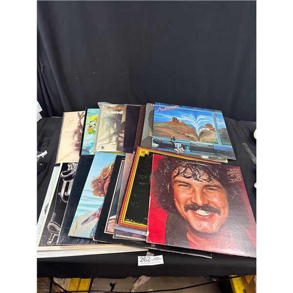 Large Lot of Vinyl Records Burton Cummings.Boz Scaggs Etc