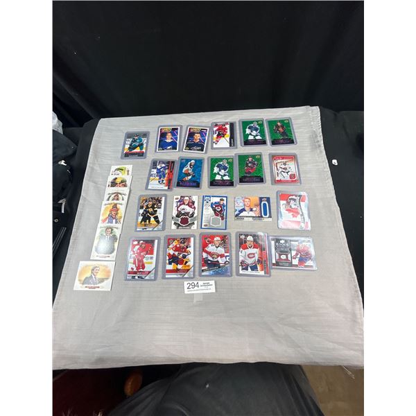 A Good Collection of NHL Trading Cards Rookies Jersey ETC