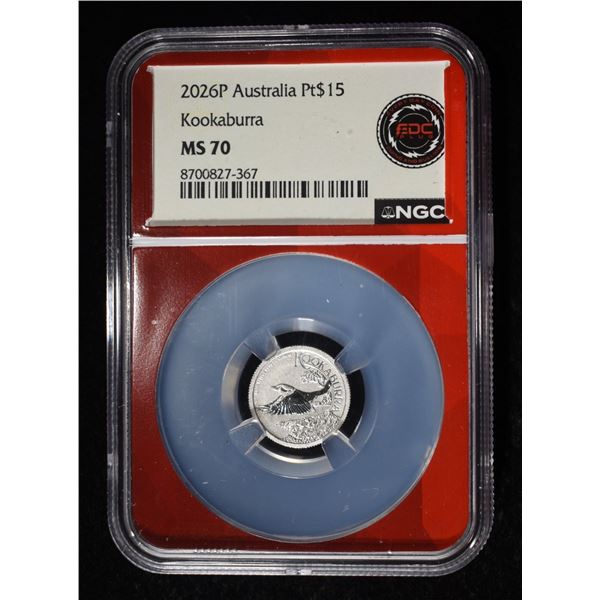 2026-P AUSTRALIA 1/10 PLATINUM KOOKABURRA NGC MS70