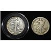 Image 1 : 1917-S & 1935 WALKING LIBERTY HALF DOLLARS