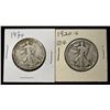 Image 1 : 1920-S & 1934 WALKING LIBERTY HALF DOLLARS
