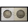 Image 2 : 1920-S & 1934 WALKING LIBERTY HALF DOLLARS