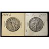 Image 1 : 1934-S & 1939-P WALKING LIBERTY HALF DOLLARS