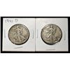 Image 1 : 1941-D & 1944 WALKING LIBERTY HALF DOLLARS