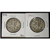 Image 1 : 1944 & 1945 WALKING LIBERTY HALF DOLLARS