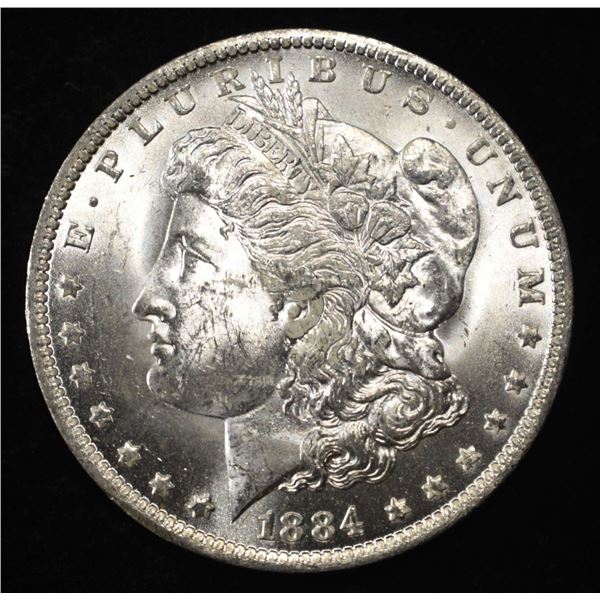 1884-O MORGAN DOLLAR CH BU
