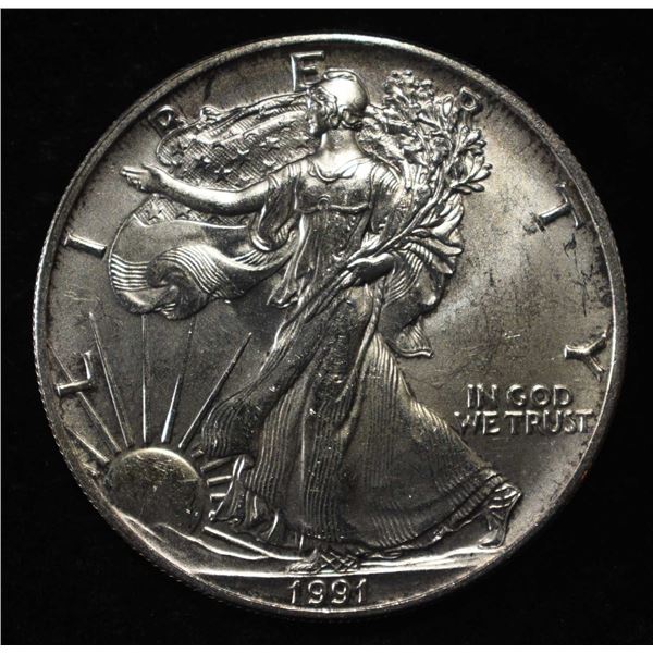 1991 AMERICAN SILVER EAGLE