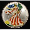 Image 1 : 2000 AMERICAN SILVER EAGLE COLORIZED