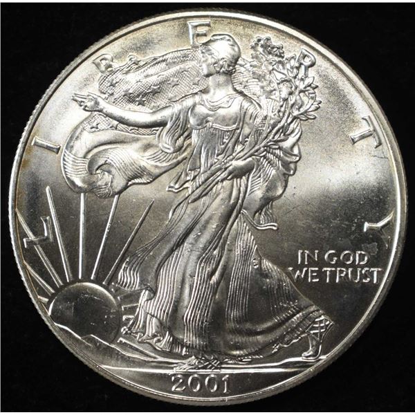 2001 AMERICAN SILVER EAGLE