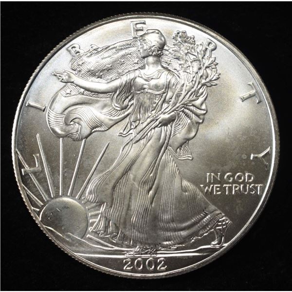 2002 AMERICAN SILVER EAGLE
