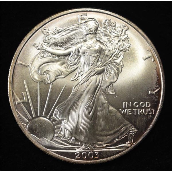 2003 AMERICAN SILVER EAGLE