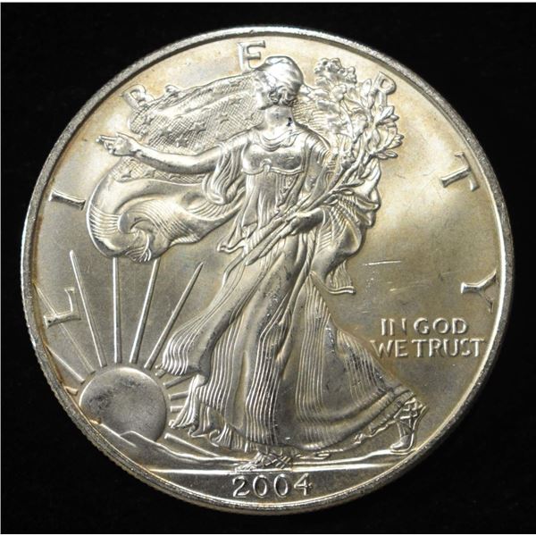 2004 AMERICAN SILVER EAGLE