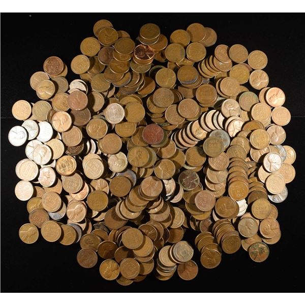 (500) 40'S & 50'S WHEAT CENTS