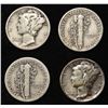 Image 2 : (50) MERCURY DIMES