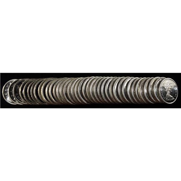 (39) 50% SILVER CANADIAN 25C