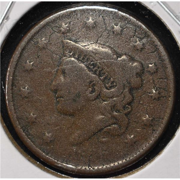 1836 CORONET HEAD CENT