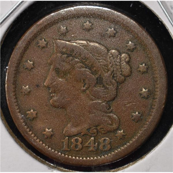 1848 BRAIDED HAIR CENT