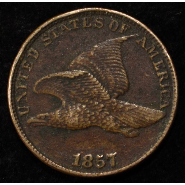 1857 FLYING EAGLE CENT