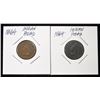 Image 1 : (2) 1864 INDIAN CENTS