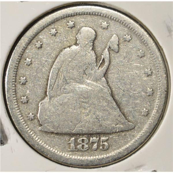 1875-S LIBERTY SEATED TWENTY CENT PIECE