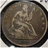 Image 1 : 1877 SEATED LIBERTY HALF DOLLAR