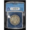 Image 1 : 1915 BARBER HALF DOLLAR ANACS VG8