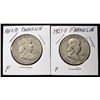Image 1 : 1951-D & 1952-D FRANKLIN HALF DOLLARS
